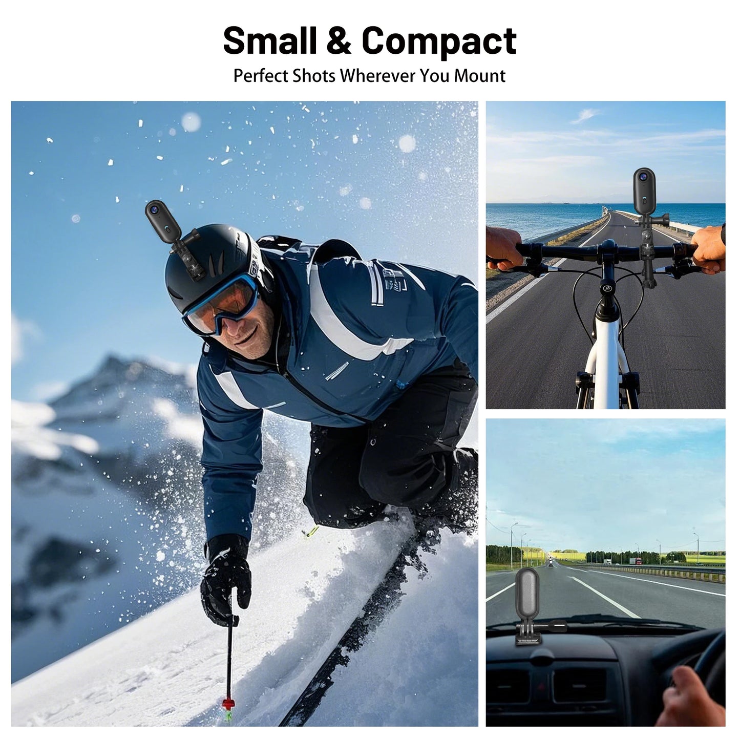 Darksales™ ClipCam - Kamera Sportowa 4K