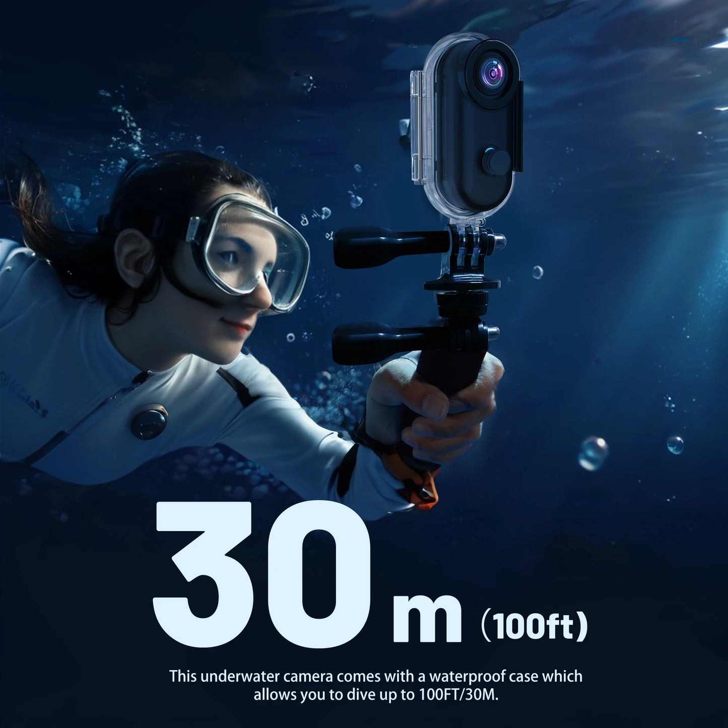 Darksales™ ClipCam - Kamera Sportowa 4K